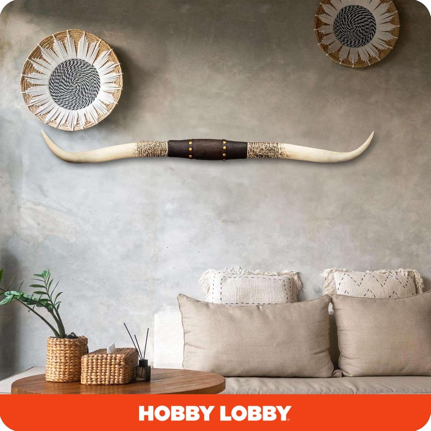 Texas Longhorn Wall Art 40in