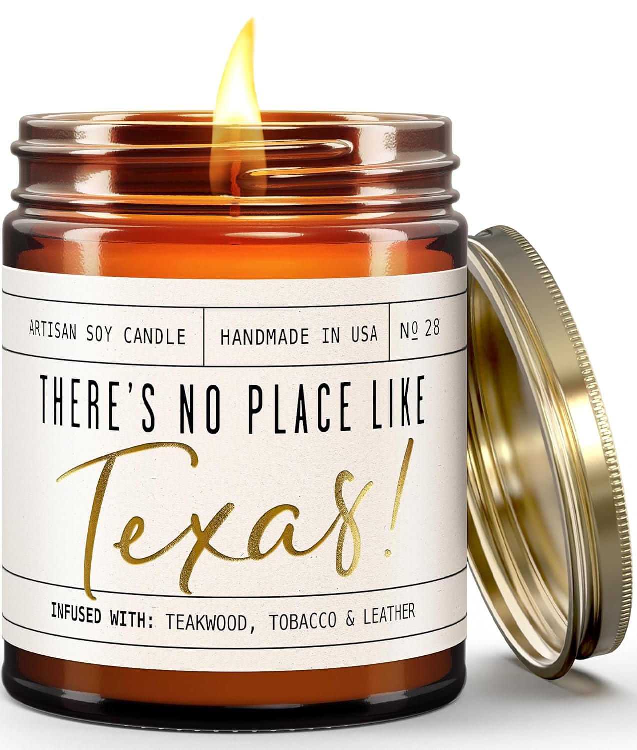 There's No Place Like Texas Candle (Teakwood, Tobacco & Rich Leather)